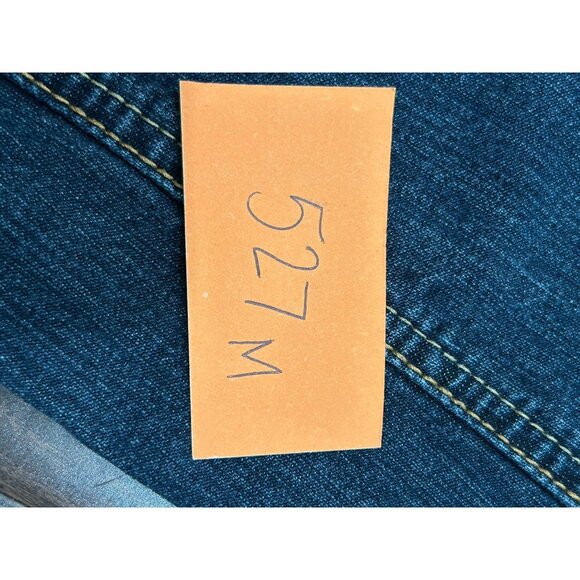 Mossimo Supply Co Womens Mid-Rise Skinny Fit Blue Denim Jeans - Picture 8 of 8